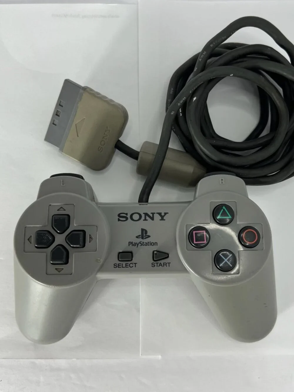 Sony Playstation Gray Controller PS1 Tested! Official Original
